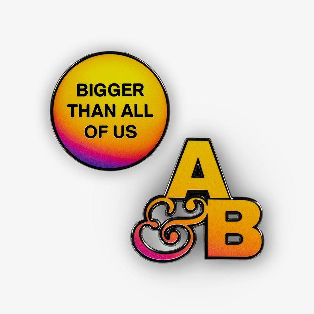 'Bigger Than All Of Us' Enamel Pin Set